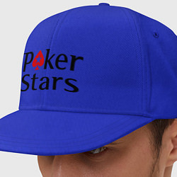 Кепка-снепбек Poker Stars цвета синий — фото 1