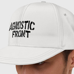 Кепка-снепбек Agnostic front, цвет: белый