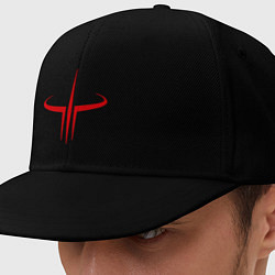 Кепка-снепбек Quake logo, цвет: черный
