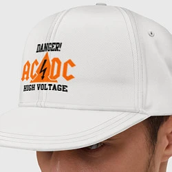 Кепка-снепбек AC/DC: High Voltage, цвет: белый