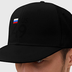 Кепка-снепбек RUS 49, цвет: черный