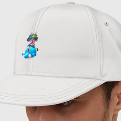 Кепка-снепбек Super Mario Galaxy Nintendo, цвет: белый