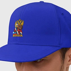Кепка-снепбек Хоккей - Russia, цвет: синий