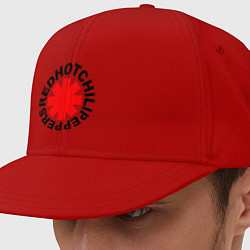 Кепка-снепбек Peppers logo, цвет: красный