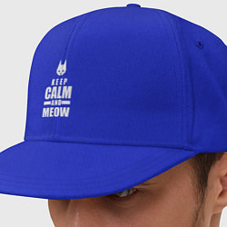 Кепка-снепбек Stray - Keep Calm, цвет: синий