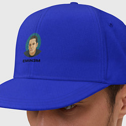Кепка-снепбек Eminem поп-арт, цвет: синий