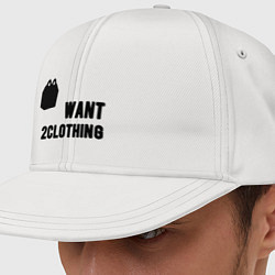 Кепка-снепбек Want2clothing cap, цвет: белый