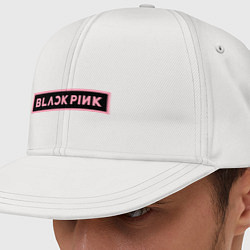 Кепка-снепбек Blackpink logo, цвет: белый