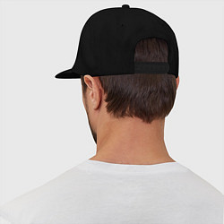 Кепка-снепбек Черепок в кепке, цвет: черный — фото 2
