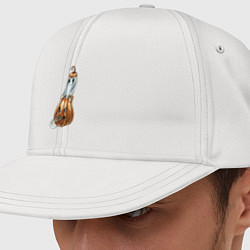 Кепка-снепбек Привидение в тыкве, цвет: белый