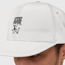 Кепка-снепбек Бендер-паук мем, цвет: белый