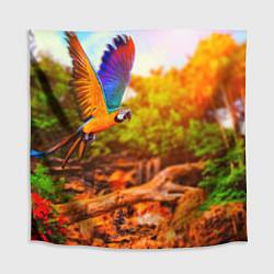 Скатерть для стола Взмах попугая, цвет: 3D-принт