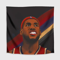 Скатерть для стола LeBron Smile, цвет: 3D-принт