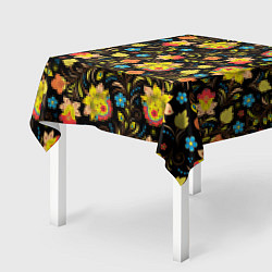 Скатерть для стола Цветочный узор, цвет: 3D-принт — фото 2