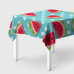Скатерть для стола Арбузный рай, цвет: 3D-принт — фото 2