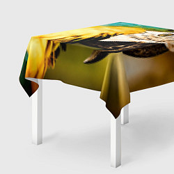 Скатерть для стола Улыбка попугая, цвет: 3D-принт — фото 2