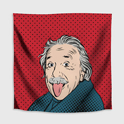 Скатерть для стола Альберт Эйнштейн: Поп-арт, цвет: 3D-принт