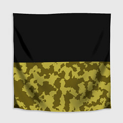 Скатерть для стола Камуфляж: черный/болотный, цвет: 3D-принт