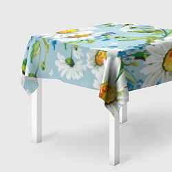 Скатерть для стола Ромашки, цвет: 3D-принт — фото 2