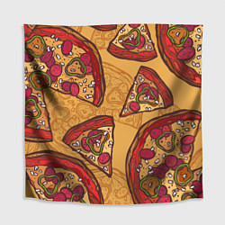 Скатерть для стола Пицца, цвет: 3D-принт