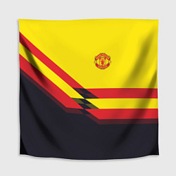 Скатерть для стола Man United FC: Yellow style, цвет: 3D-принт