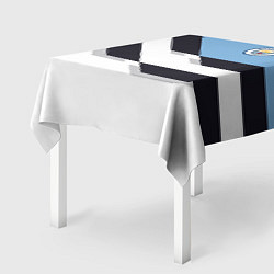Скатерть для стола Manchester City FC: White style, цвет: 3D-принт — фото 2