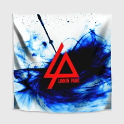 Скатерть для стола Linkin Park blue smoke, цвет: 3D-принт