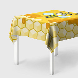 Скатерть для стола Веселая пчелка цвета 3D-принт — фото 2
