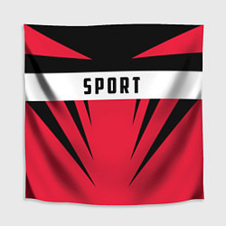 Скатерть для стола Sport: Red Style, цвет: 3D-принт