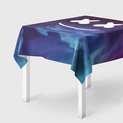 Скатерть для стола Marshmello: Smoke Smile, цвет: 3D-принт — фото 2