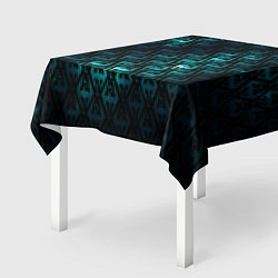 Скатерть для стола TES: Blue Pattern, цвет: 3D-принт — фото 2
