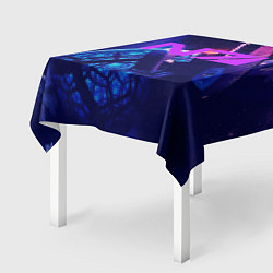 Скатерть для стола N7: Neon Space, цвет: 3D-принт — фото 2