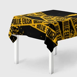 Скатерть для стола BILLIE EILISH: Yellow & Black Tape, цвет: 3D-принт — фото 2