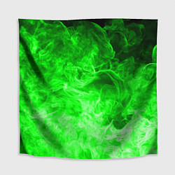 Скатерть для стола ОГОНЬ GREEN NEON, цвет: 3D-принт