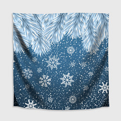 Скатерть для стола Снежное Настроенние, цвет: 3D-принт