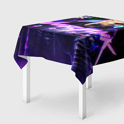 Скатерть для стола CYBERPUNK 2077 S, цвет: 3D-принт — фото 2