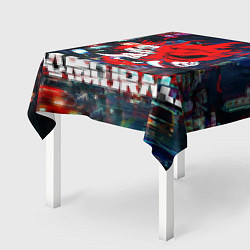 Скатерть для стола Киберпанк 2077 глитч, цвет: 3D-принт — фото 2