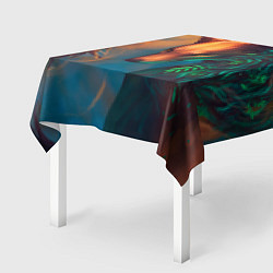 Скатерть для стола Волшебная лиса, цвет: 3D-принт — фото 2