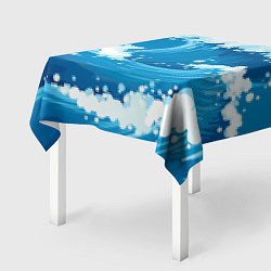 Скатерть для стола Волны, цвет: 3D-принт — фото 2