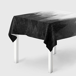 Скатерть для стола Туманный лес, цвет: 3D-принт — фото 2