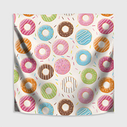Скатерть для стола Пончики Donuts, цвет: 3D-принт