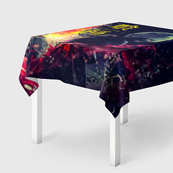 Скатерть для стола Канеки Кен Токийский гуль, цвет: 3D-принт — фото 2
