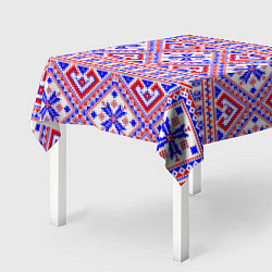 Скатерть для стола Русские народные узоры, цвет: 3D-принт — фото 2