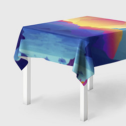 Скатерть для стола Красочные Горы, цвет: 3D-принт — фото 2