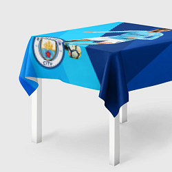 Скатерть для стола Бернарду Силва Манчестер Сити, цвет: 3D-принт — фото 2