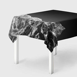 Скатерть для стола ГОРЫ В МОЕМ СЕРДЦЕ КАМУФЛЯЖ, цвет: 3D-принт — фото 2