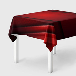 Скатерть для стола 3D red Абстрактные линии, цвет: 3D-принт — фото 2