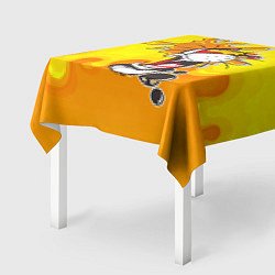 Скатерть для стола Тигр из капель, цвет: 3D-принт — фото 2