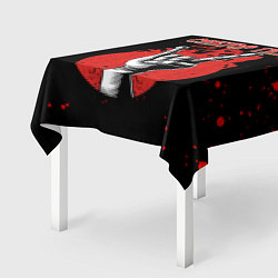 Скатерть для стола Сектор Газа рок - коза, цвет: 3D-принт — фото 2