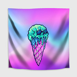 Скатерть для стола Мороженое Ice Scream Череп Z, цвет: 3D-принт